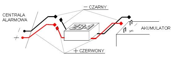 Zastosowanie modułu zabezpieczającego ZB-1 akumulator przed nadmiernym rozładowaniem